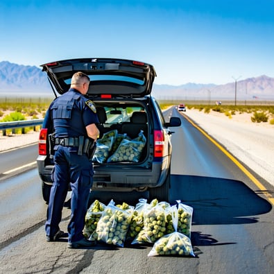 150 pounds of marijuana buds seized in I-15 traffic stop northeast of Las Vegas