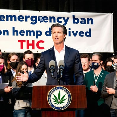Newsom says his controversial hemp THC ban is 99.7% effective