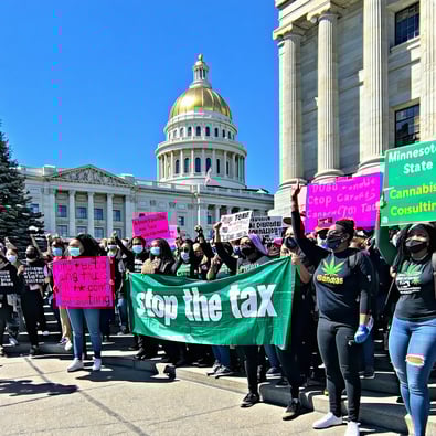 Cannabis Supporters Rally Against Tax Hike