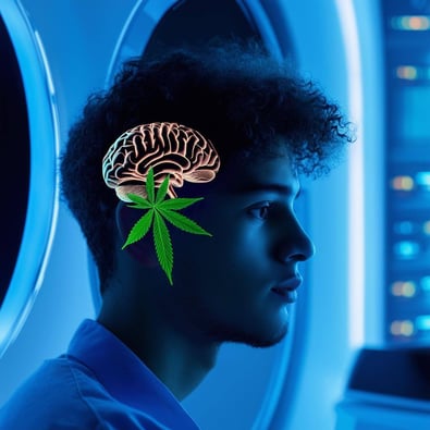 Cannabis use linked to brain changes in young adults at risk of psychosis