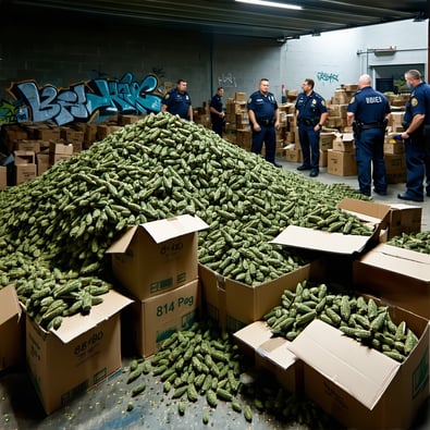 Las Vegas Police Seize over 800 Pounds Of Marijuana