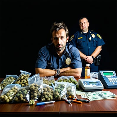 Hollister police arrest man with cannabis, psychedelics and cash stash