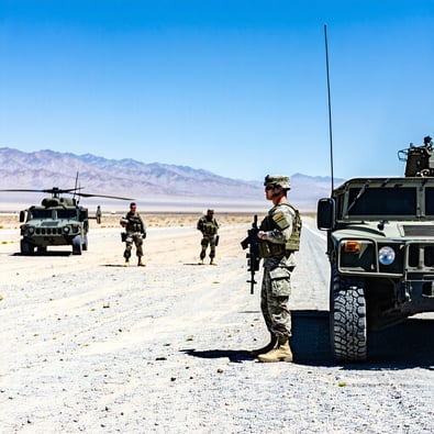 Guardsmen 130 Miles East Busting Drugs Now