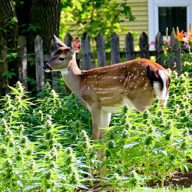 Deer Devouring Your Home-Grown Cannabis Now