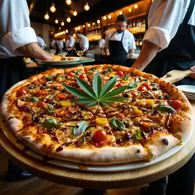 Chicago chefs attempt world's largest cannabis-infused pizza for Pi day