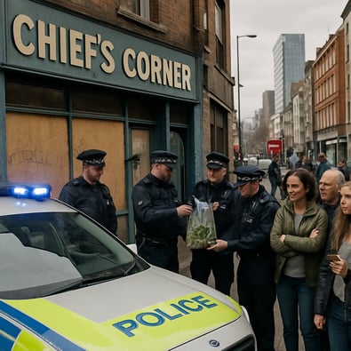 OPP Shut Down Illegal Cannabis Shop in London