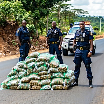 Police Seize 75 Bales of Cannabis on Highway