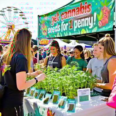 California Fair: Get Cannabis Seeds for 1 Penny!