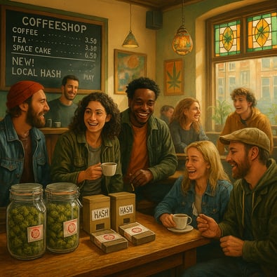 Next Phase: Dutch Cannabis Coffeeshops Get Local Hash!