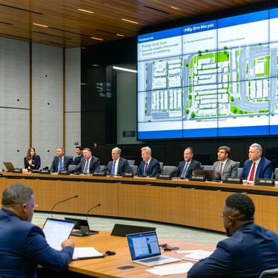 Council Eyes Bike Paths, Traffic, Cannabis
