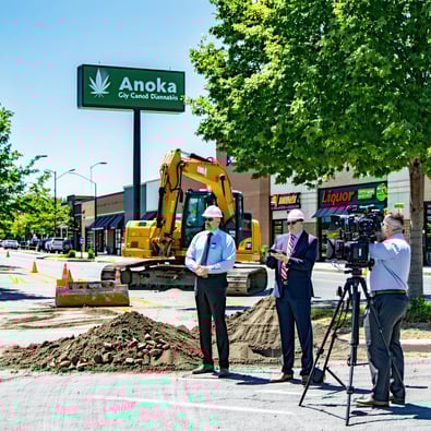 City of Anoka breaks ground on cannabis dispensary