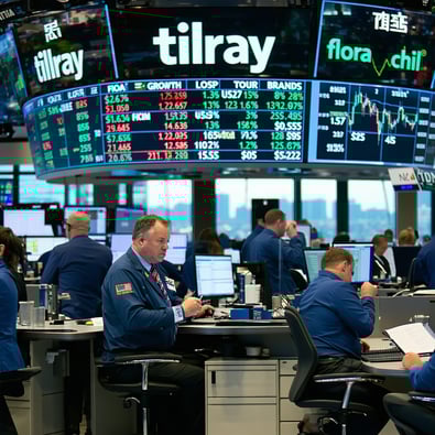 Tilray & Flora Stocks Merge, Chill Brands Boosts £1m