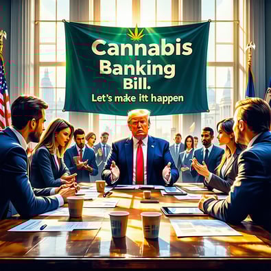 Trump Pushes for Cannabis Banking Bill