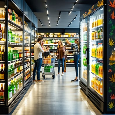Alcohol Giants Clash with Rising Cannabis Drinks
