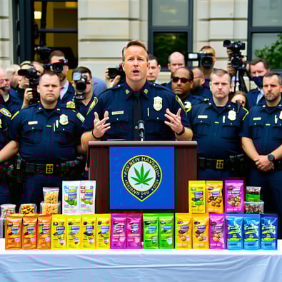 Cannabis Haul Tallied After Smoke Shop Raids