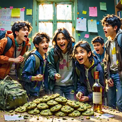 Middle School Liquor; Cannabis Cookies; Theft