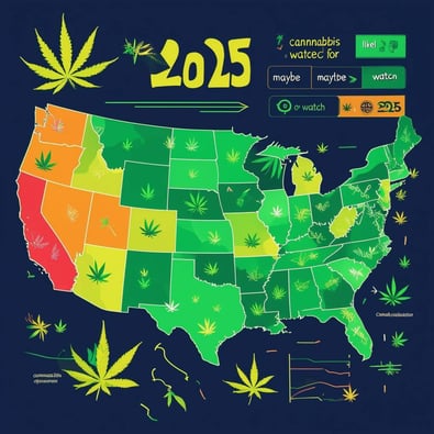 12 States That Could Legalize Cannabis in 2025