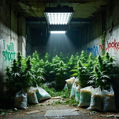 Unusual smell leads police to more than 500 marijuana plants