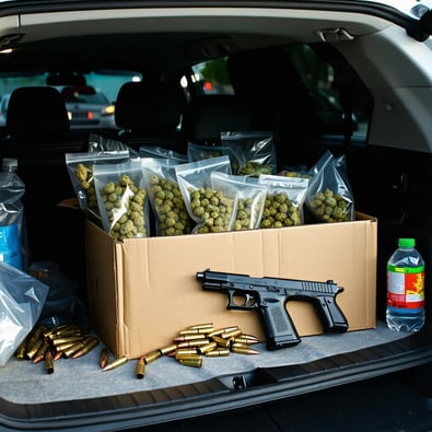 Portland Police Seize Marijuana and Replica Firearm