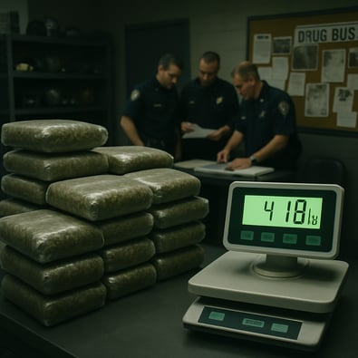 Jasper County: 418 Pounds of Marijuana Seized