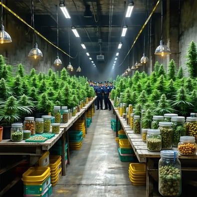 Bronx Grow House Bust: 350 lbs THC Seized