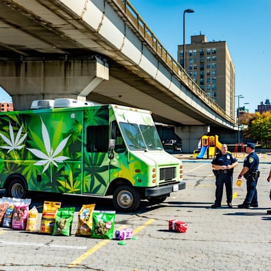 Cannabis Van Bust: Near School and Park!