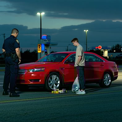 Officer Uncovers Marijuana in Speedway Car