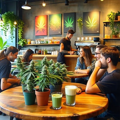 Cannabis cafes offer a unique setting for social gatherings