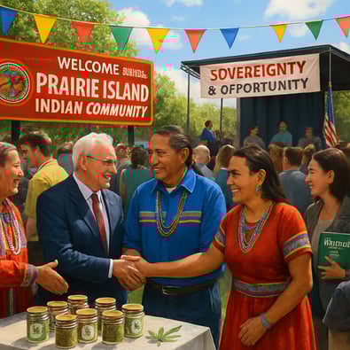 State Finalizes Cannabis Deal with Third Tribe