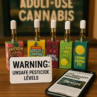 Recall Expands For Cannabis Vape Cartridges In Maine