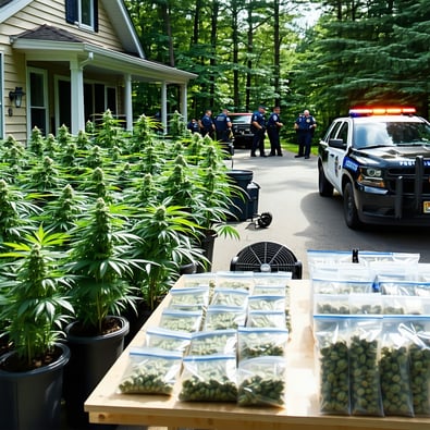Police uncover large illegal marijuana operation in Dixfield