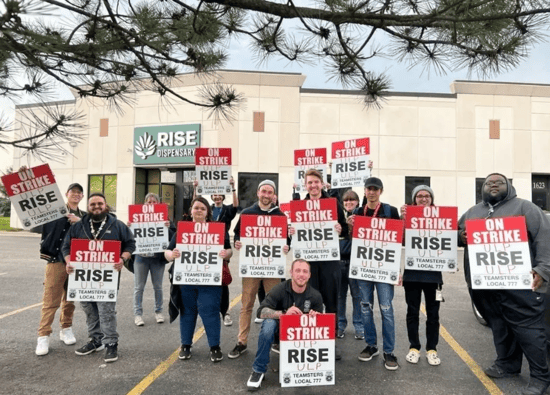 Dispensary workers strike when it hurts the most