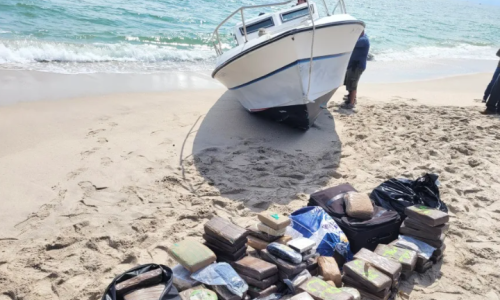 Florida Border Patrol agents stop boat smuggling 460 pounds of Marijuana